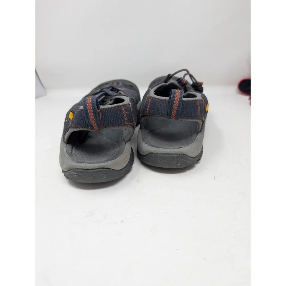 KEEN Newport H2 Men's Hiking Water Sandals Gray Orange Waterproof Size 9